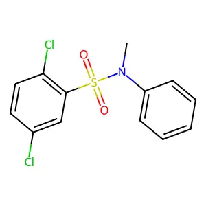 2,5-dichloro-N-methyl-N-phenylbenzenesulfonamide structure