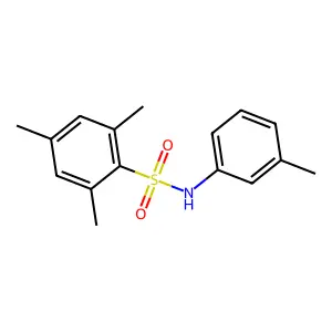 2,4,6-Trimethyl-N-(3-methylphenyl)benzenesulfonamide structure