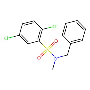 N-苄基-2,5-二氯-N-甲基苯磺酰胺 structure