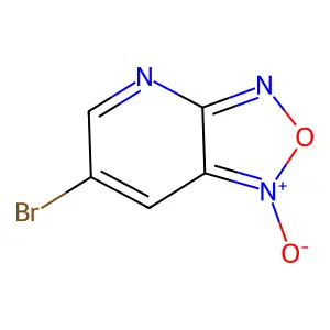 6-Bromo[1,2,5]oxadiazolo[3,4-b]pyridine 1-oxide structure