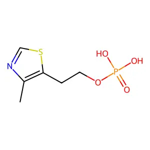 4-甲基-5-羟乙基噻唑磷酸 structure