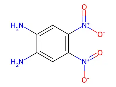 4,5-Dinitrobenzene-1,2-diamine structure