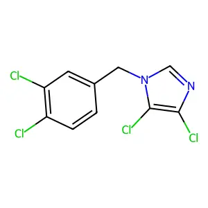 4,5-dichloro-1-(3,4-dichlorobenzyl)-1H-imidazole structure