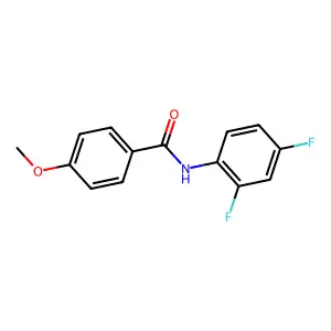 N-(2,4-difluorophenyl)-4-methoxybenzamide structure