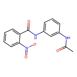 N-[3-(Acetylamino)phenyl]-2-nitrobenzamide structure