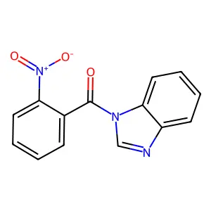 Benzimidazol-1-yl-(2-nitrophenyl)methanone structure