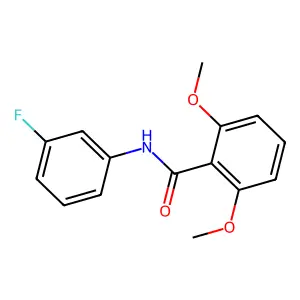 N-(3-氟苯基)-2,6-二甲氧基苯甲酰胺 structure