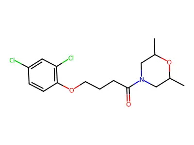 4-(2,4-Dichlorophenoxy)-1-(2,6-dimethylmorpholin-4-yl)butan-1-one structure