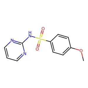 4-甲氧基-N-(嘧啶-2-基)苯磺酰胺 structure