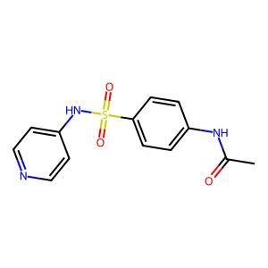 N-(4-(N-(Pyridin-4-yl)sulfamoyl)phenyl)acetamide structure