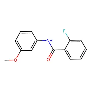 2-fluoro-N-(3-methoxyphenyl)benzamide structure