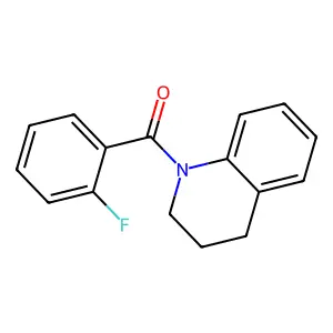 1-(2-Fluorobenzoyl)-1,2,3,4-tetrahydroquinoline structure