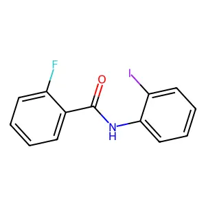 2-fluoro-N-(2-iodophenyl)benzamide structure