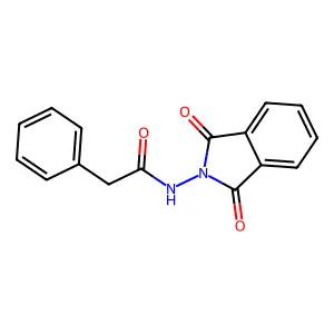 Benzeneacetamide, N-(1,3-dihydro-1,3-dioxo-2H-isoindol-2-yl)- structure
