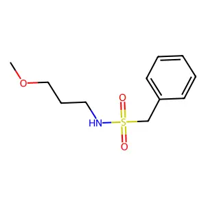 N-(3-methoxypropyl)-1-phenylmethanesulfonamide structure