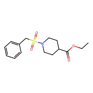 Ethyl 1-benzylsulfonylpiperidine-4-carboxylate structure
