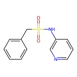 1-phenyl-N-pyridin-3-ylmethanesulfonamide structure