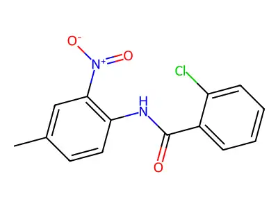 2-chloro-N-(4-methyl-2-nitrophenyl)benzamide structure