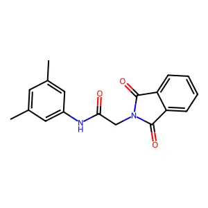 N-(3,5-Dimethyl-phenyl)-2-(1,3-dioxo-1,3-dihydro-isoindol-2-yl)-acetamide structure