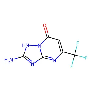 2-Amino-5-(trifluoromethyl)-[1,2,4]triazolo[1,5-a]pyrimidin-7-ol structure