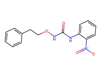 1-(2-Nitrophenyl)-3-phenethoxyurea structure