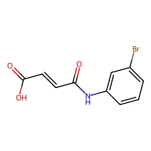 2-Butenoic acid, 4-[(3-bromophenyl)amino]-4-oxo-, (Z)- structure