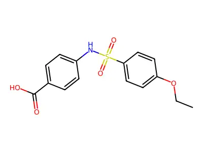 4-(4-Ethoxybenzenesulfonamido)benzoic acid structure