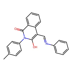4-Phenylaminomethylene-2-p-tolyl-4H-isoquinoline-1,3-dione structure