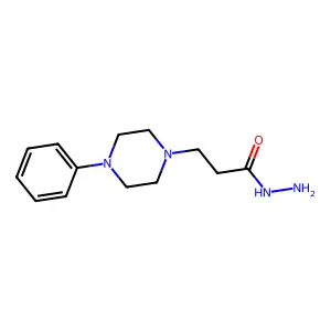 3-(4-Phenylpiperazin-1-yl)propanehydrazide structure