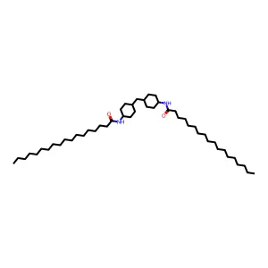 N,N'-(亚甲基二环己烷-1,4-二基)二硬脂酰胺 structure