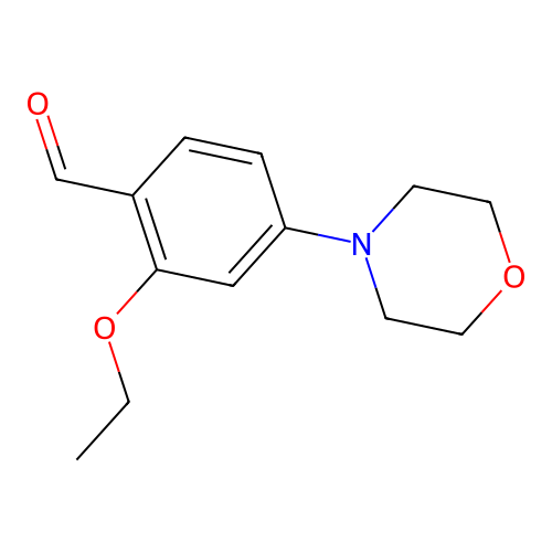 2-Ethoxy-4-morpholin-4-yl-benzaldehyde structure