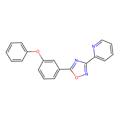 3-(Pyridin-2-yl)-5-(3-phenoxyphenyl)-1,2,4-oxadiazole structure