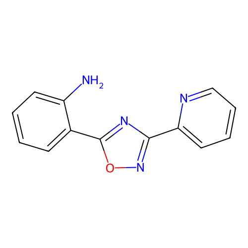 2-(3-(Pyridin-2-yl)-1,2,4-oxadiazol-5-yl)aniline structure