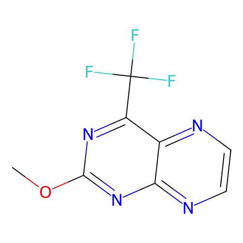 Pteridine, 2-methoxy-4-(trifluoromethyl)- structure