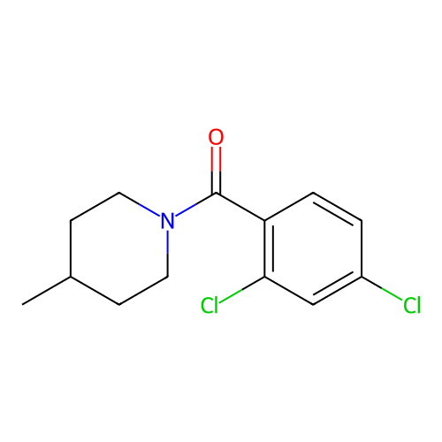 1-(2,4-Dichlorobenzoyl)-4-methylpiperidine structure
