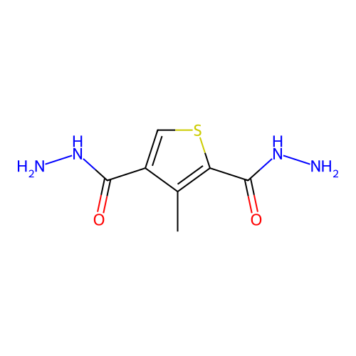 3-Methylthiophene-2,4-dicarbohydrazide structure