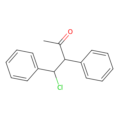 4-Chloro-3,4-diphenylbutan-2-one structure