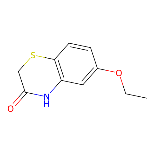 6-Ethoxy-2H-1,4-benzothiazin-3(4h)-one structure