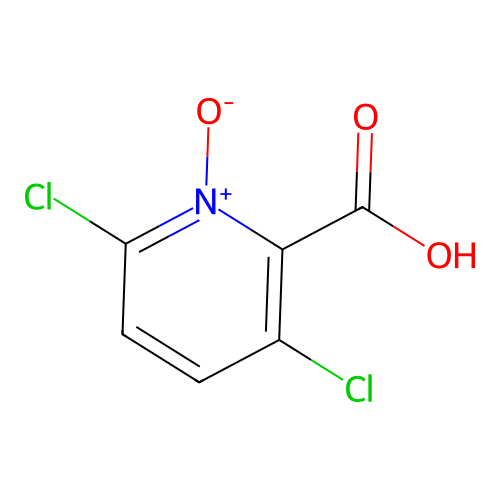 3,6-Dichloropyridine-2-carboxylic acid 1-oxide structure