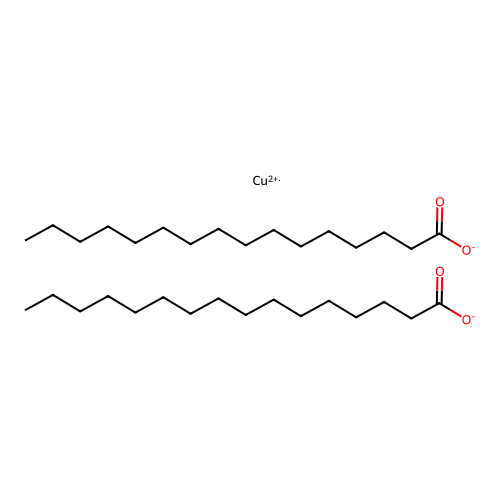 Copper dipalmitate structure