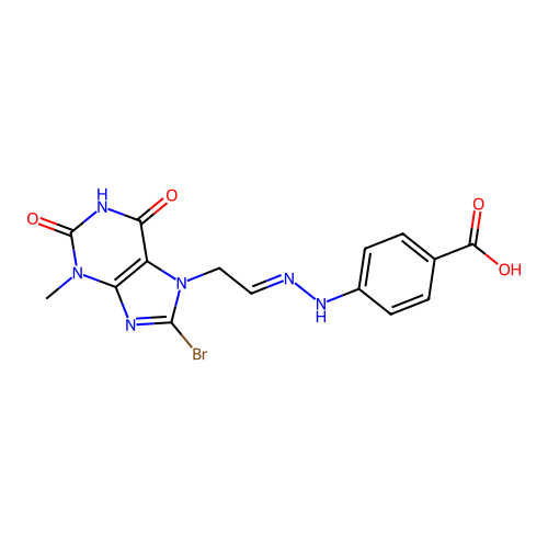 C15H13BrN6O4 structure