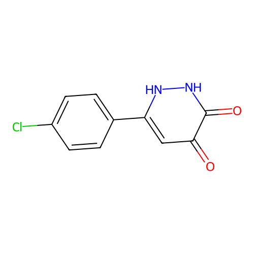 6-(4-Chlorophenyl)-1,2-dihydropyridazine-3,4-dione structure