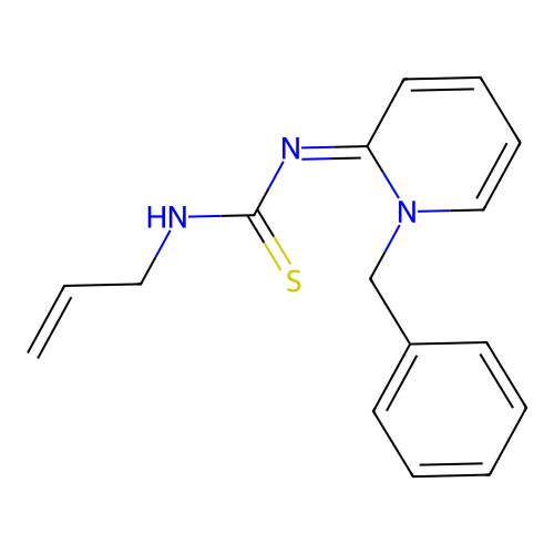 1-Allyl-3-(1-benzyl-1H-pyridin-2-ylidene)-thiourea structure