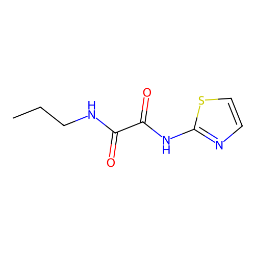 N-propyl-N'-(1,3-thiazol-2-yl)ethanediamide structure