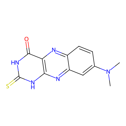 8-(Dimethylamino)-2-sulfanylbenzo[g]pteridin-4-ol structure