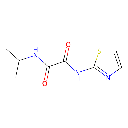 N-(propan-2-yl)-N'-(1,3-thiazol-2-yl)ethanediamide structure