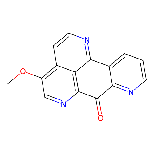 7H-Pyrido(4,3,2-de)(1,7)phenanthrolin-7-one, 4-methoxy- structure