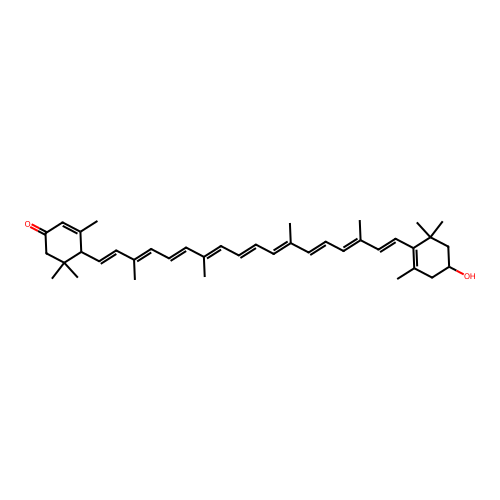 3-Hydroxy-b,e-caroten-3'-one structure