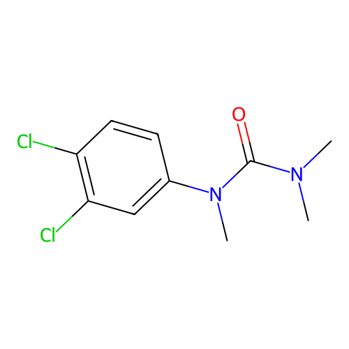 N-(3,4-dichlorophenyl)-N,N',N'-trimethylurea structure