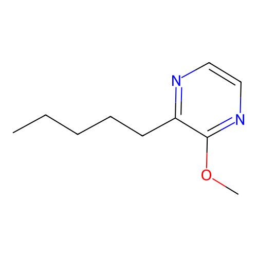 2-Methoxy-3-pentylpyrazine structure